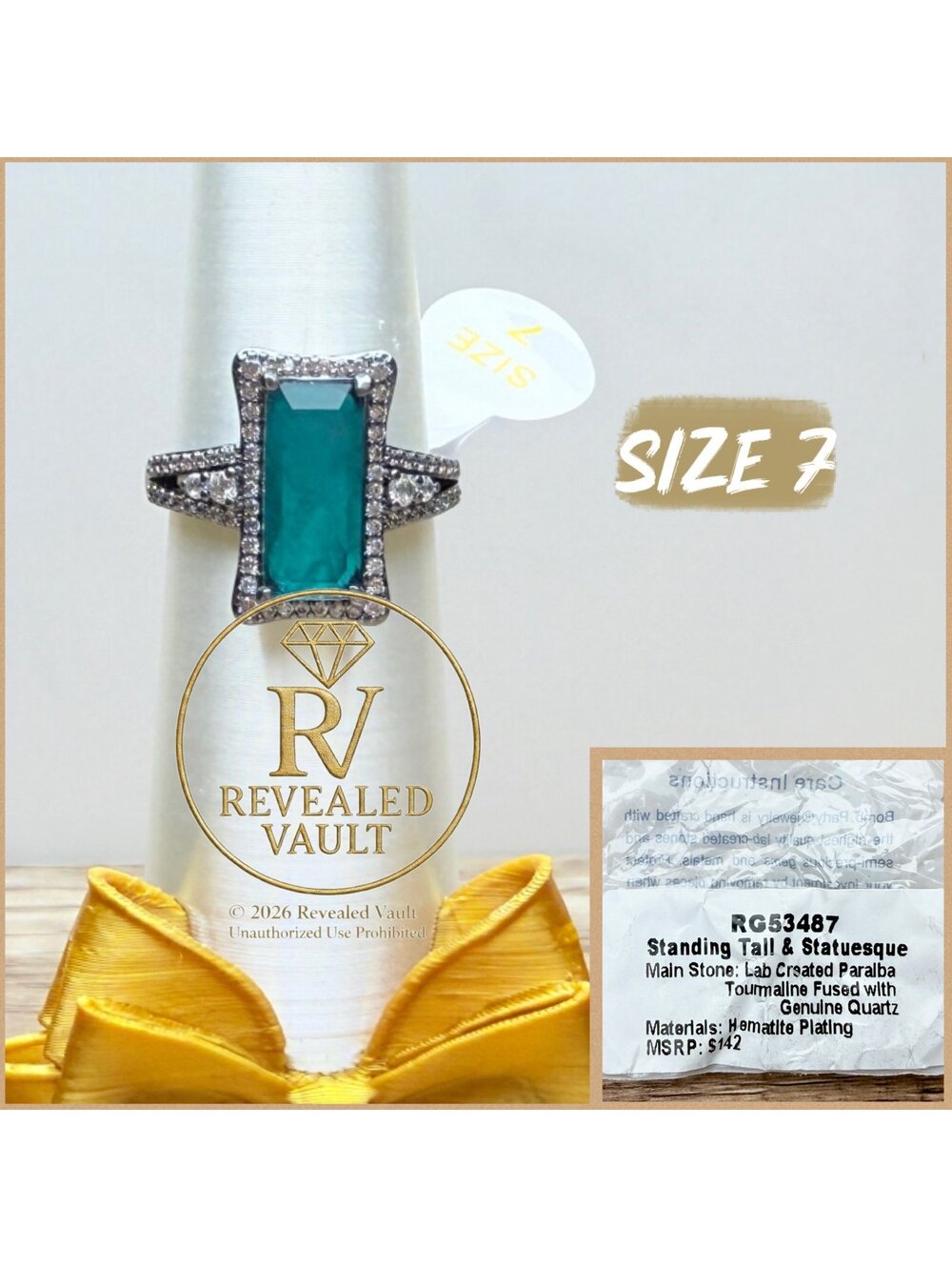 Standing Tall & Statuesque - Size 7 - OG